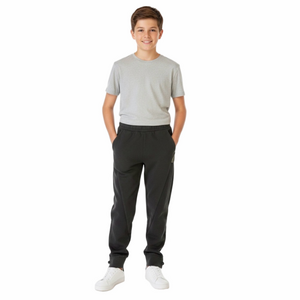 Zara Youth Preteen Boy Grey Cuffed Joggers Pants Track Activewear Zipper Ankles